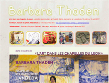 Tablet Screenshot of barbarathaden.com